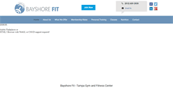 Desktop Screenshot of bayshorefit.com